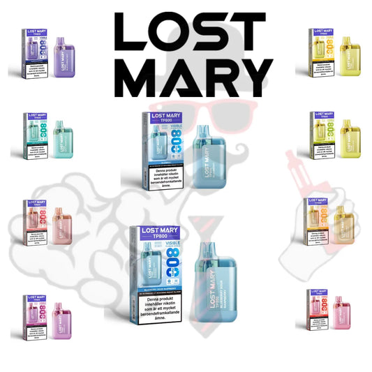 Lost Mary TP800 | Engångs Vape | 20mg/ml